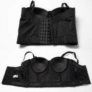 Bustiers & Corsets PU Leather Gothic Corset Vest Padded Bra Top